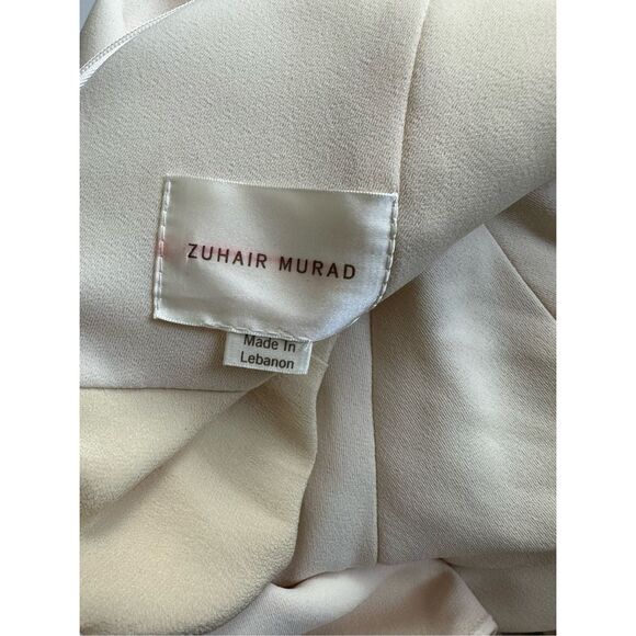 Zuhair Murad Embroidered Cady Cape Gown SIZE 8 $4950 - Picture 15 of 16